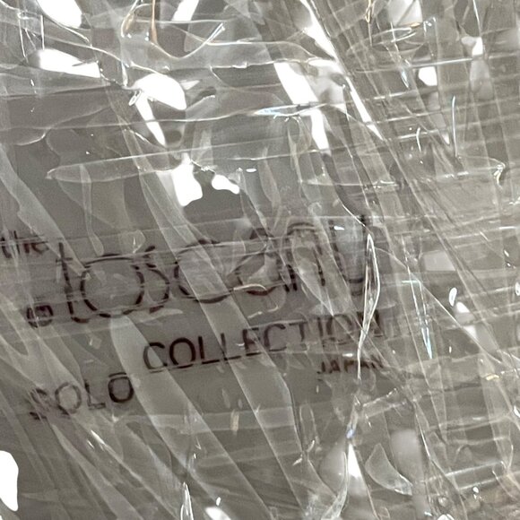 Toscony Vintage White Ceramic Teapot With Red Accent Band 4" x 8.5" - Picture 6 of 6